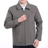 Middle-aged Men's Casual Jacket Autumn Outerwear Top - WOMONA.COM