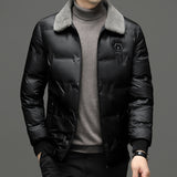 Fur Collar Coat Men's Casual Jacket - WOMONA.COM