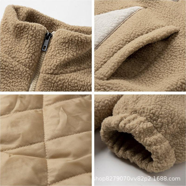 Berber Fleece Mantel Herren Herbst und Winter