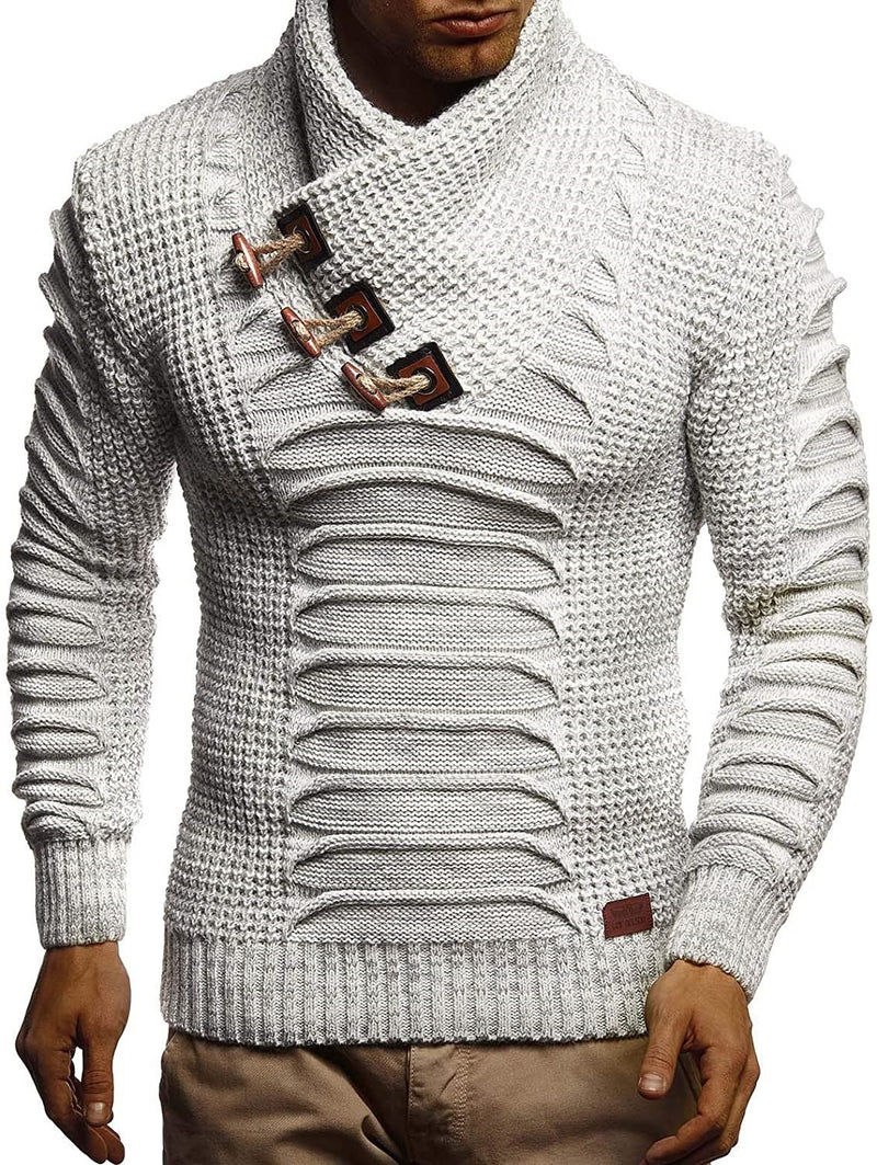 Slim Knit Pullover Turtleneck Long Sleeve Sweater