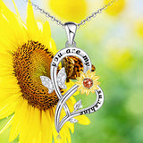 You Are My Sunshine Sunflower Necklace For Women - WOMONA.COM