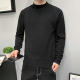 Casual Round Neck Sweater Trendy Unique Handsome - WOMONA.COM