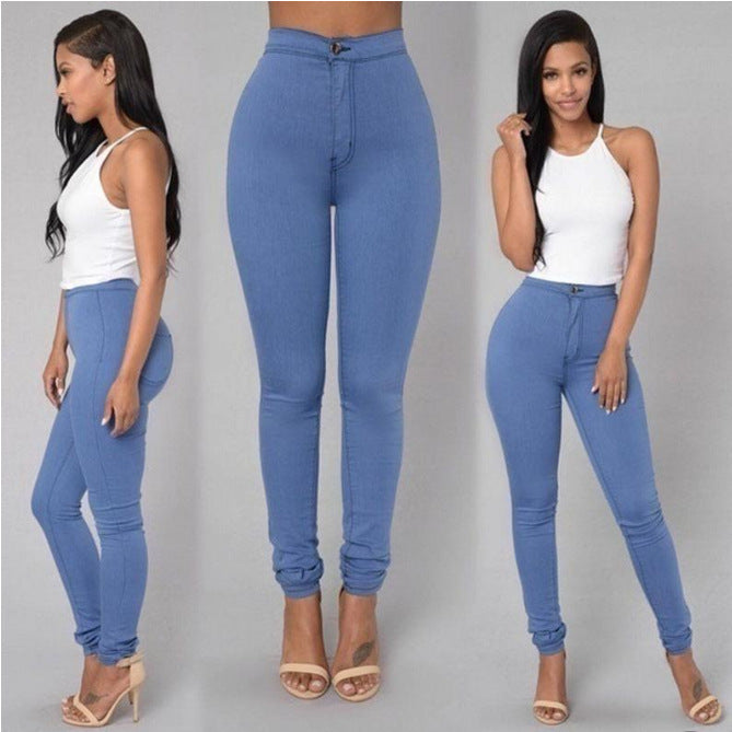 Slim Trouser Skinny Candy Color Jeans - WOMONA.COM