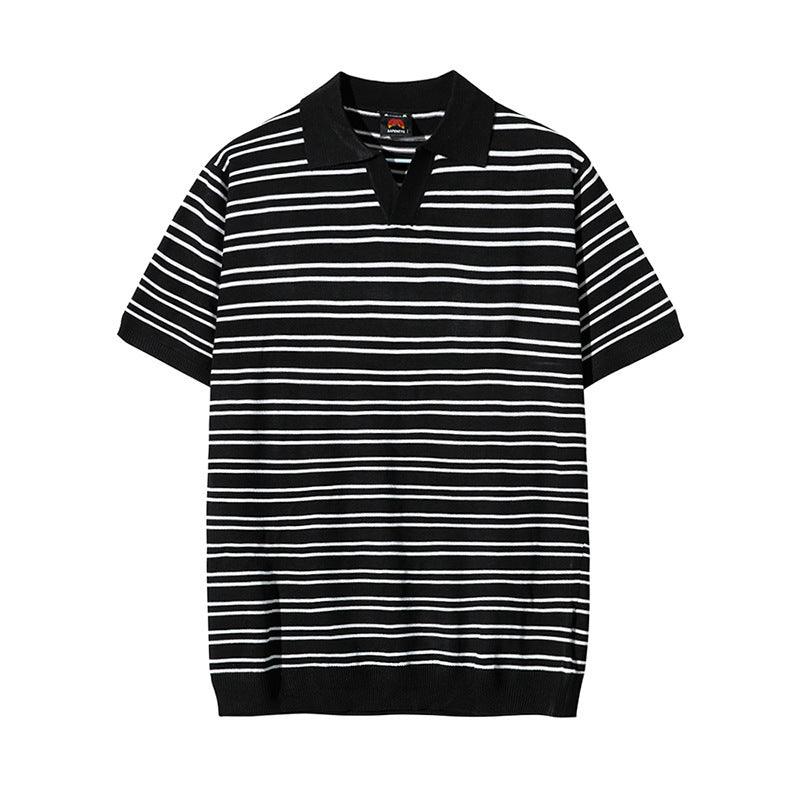Polo Shirt Men Summer Korean Version Loose - WOMONA.COM