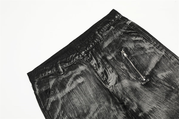 Fashion Punk Painting Dirty Jeans Men - WOMONA.COM