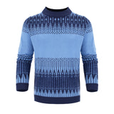 Men's Crewneck Pullover Sweater - WOMONA.COM