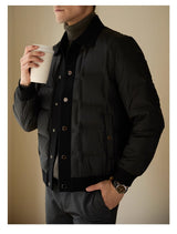 Men's High-end Casual Patchwork Short Coat