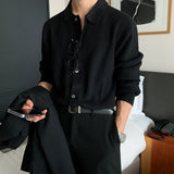 Men's Korean-style Loose Outer Wear Long-sleeved Sweater - WOMONA.COM