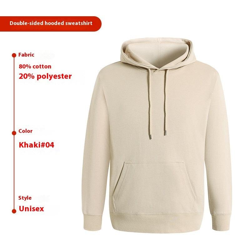 Solid Color Long Sleeve Loose Thin Hoodie Sweater - WOMONA.COM
