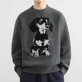 Cartoon Sweater Men's Winter Thicken Thermal