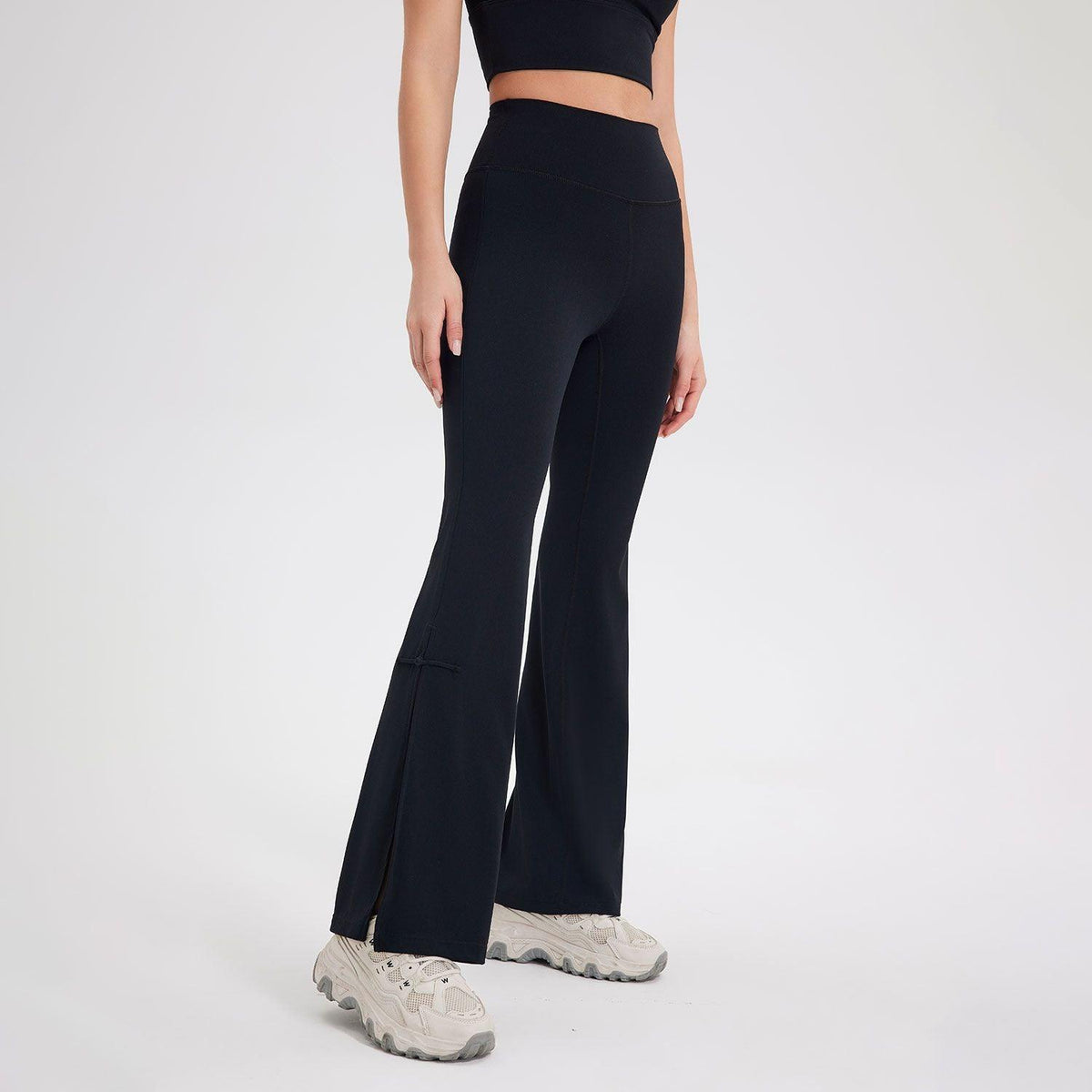 Peach High Waist Hip Lift Bell-bottom Pants Sports - WOMONA.COM