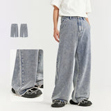 Clothing Vintage Raw Hem Wide Legs Jeans - WOMONA.COM