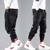 Plus Size Wide Leg Harem Casual Pants For Men - WOMONA.COM