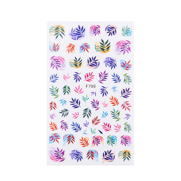 Nail Stickers Floral Series Nails - WOMONA.COM