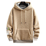 Lamb Wool Sweatshirt Velvet Padded Thickened Coat