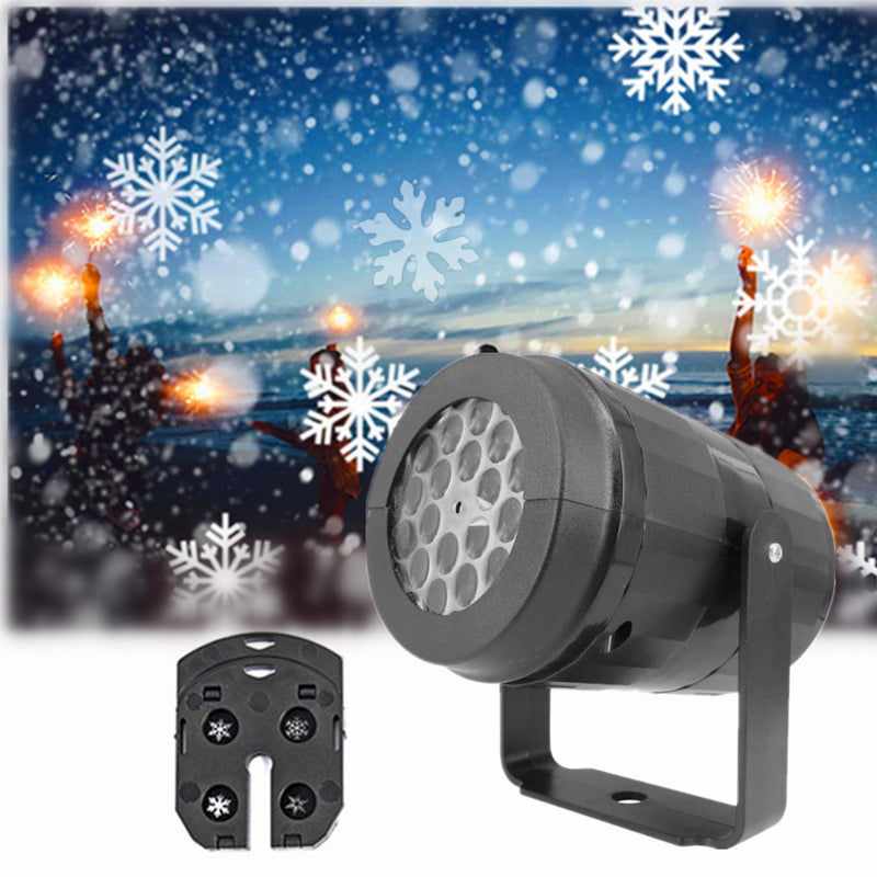 LED Christmas Snow Lights Projector Christmas Lamp - WOMONA.COM