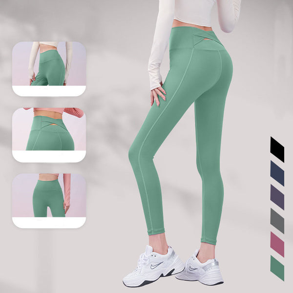 Fitness Yoga Pants Tummy Control Leggings For Women - WOMONA.COM