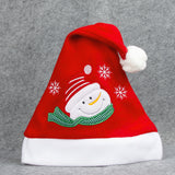 Cartoon Christmas Hat With Elk Santa Claus