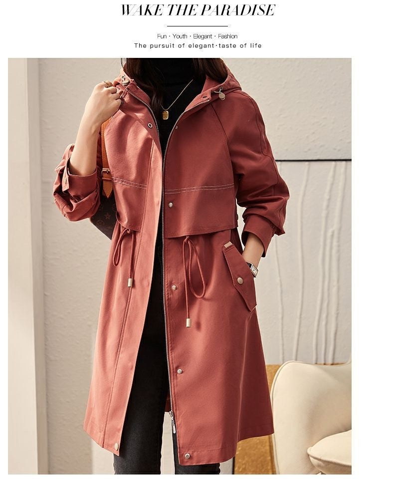 Autumn Windbreaker Korean Fashion Overcoat