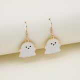 Halloween Earrings Cute Pumpkin Spooky Oil Drip Alloy Earrings Jewelry - WOMONA.COM