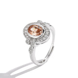 Colorful Gemstones Waterdrop Ring