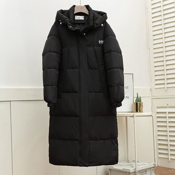 Winter Print Warm And Trendy Down Cotton-padded Coat For Women