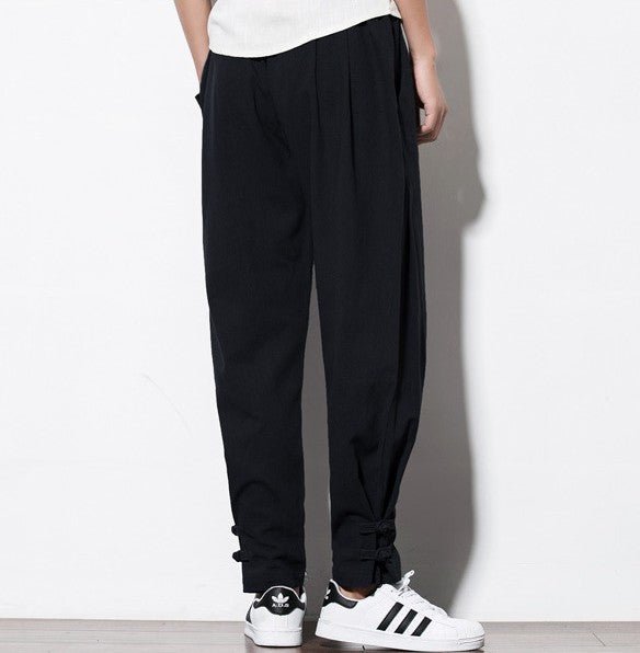 100 pure Linen pants linen hemp Linen pants - WOMONA.COM