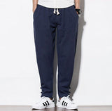 100 pure Linen pants linen hemp Linen pants - WOMONA.COM