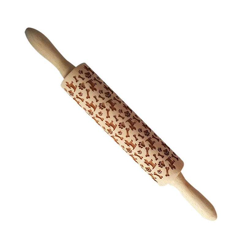 Rolling Pin Christmas Embossing - WOMONA.COM