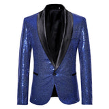 Men's Plus Size Casual Dance Sequined Suit