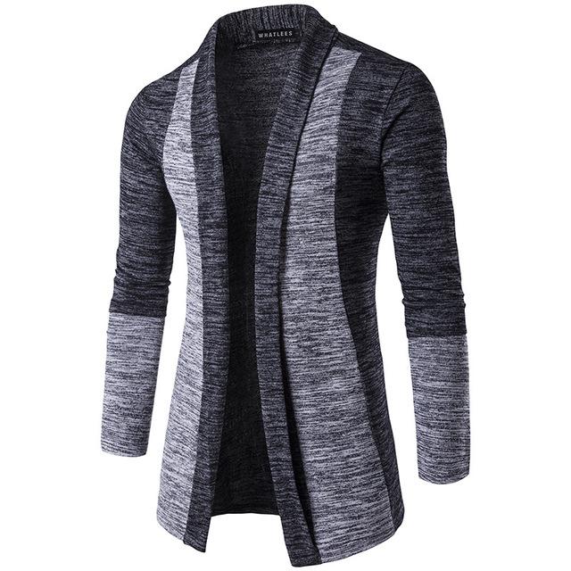 Men's knit cardigan coat
