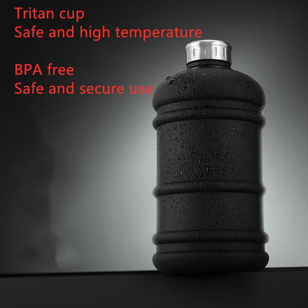 Fitness water bottle 1.3L large capacity scale sports - WOMONA.COM