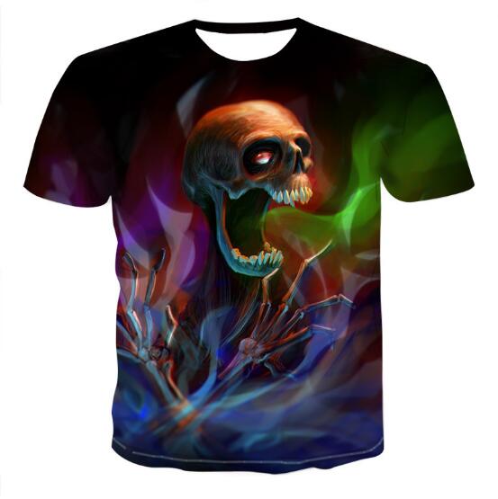 Mens Skull T shirts 3D t- shirts - WOMONA.COM