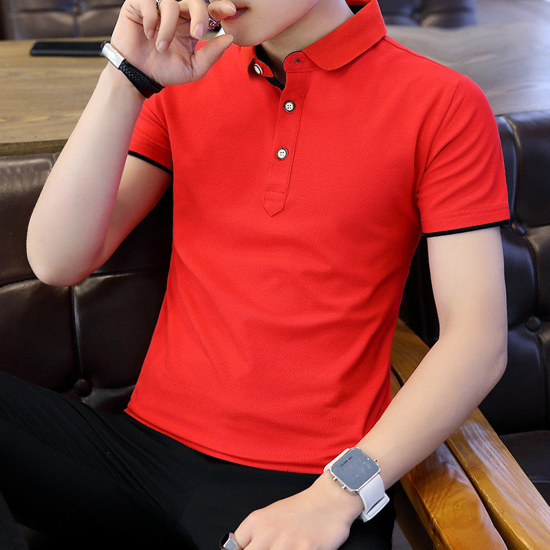 Polo Shirt For Men Casual Short Sleeve Polo Shirts - WOMONA.COM