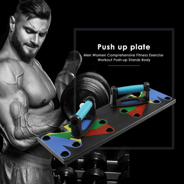 Nine-function Push-up Board Bracket for Indoor Gymmer - WOMONA.COM