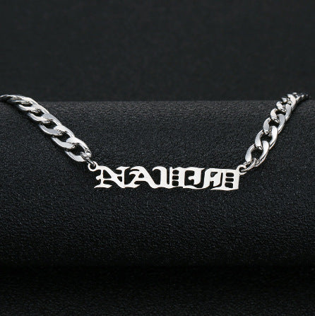 ladies Hip hop necklace - WOMONA.COM