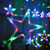 Christmas Twinkling Moon Star String Lamp