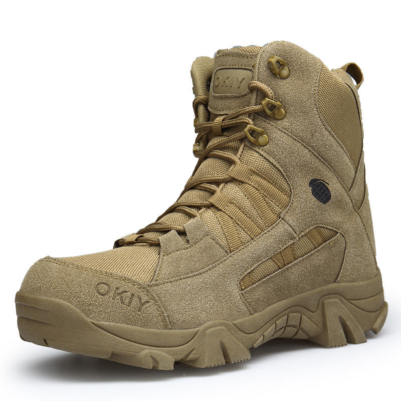 Outdoor tactical boots, non-slip boots