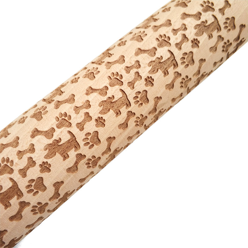 Rolling Pin Christmas Embossing - WOMONA.COM