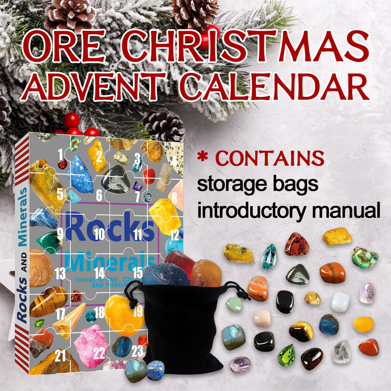 Stone Christmas Advent Calendar 24th Blind Box - WOMONA.COM