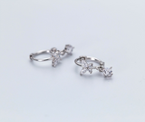 Diamond butterfly earrings - WOMONA.COM