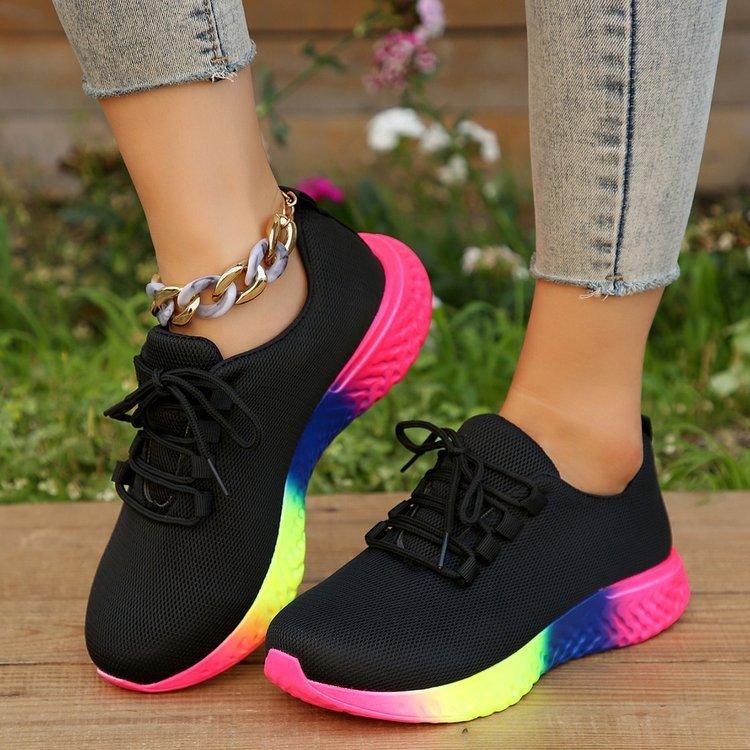 Sole Design Fashion Walking Running Sports Shoes - WOMONA.COM