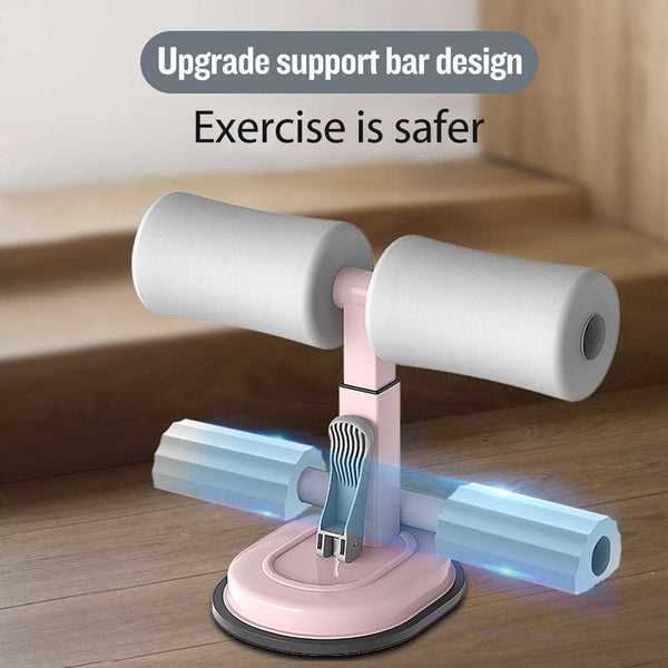 Adjustable Sit-up Bar Floor Assistant Abdominal Exercise Stand - WOMONA.COM