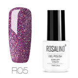 Stars decorated with rainbow light therapy nails 29 colors - WOMONA.COM