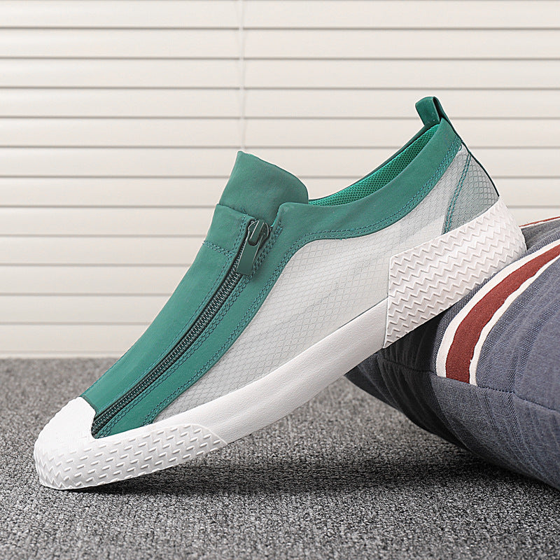 Trendy casual canvas sneakers - WOMONA.COM