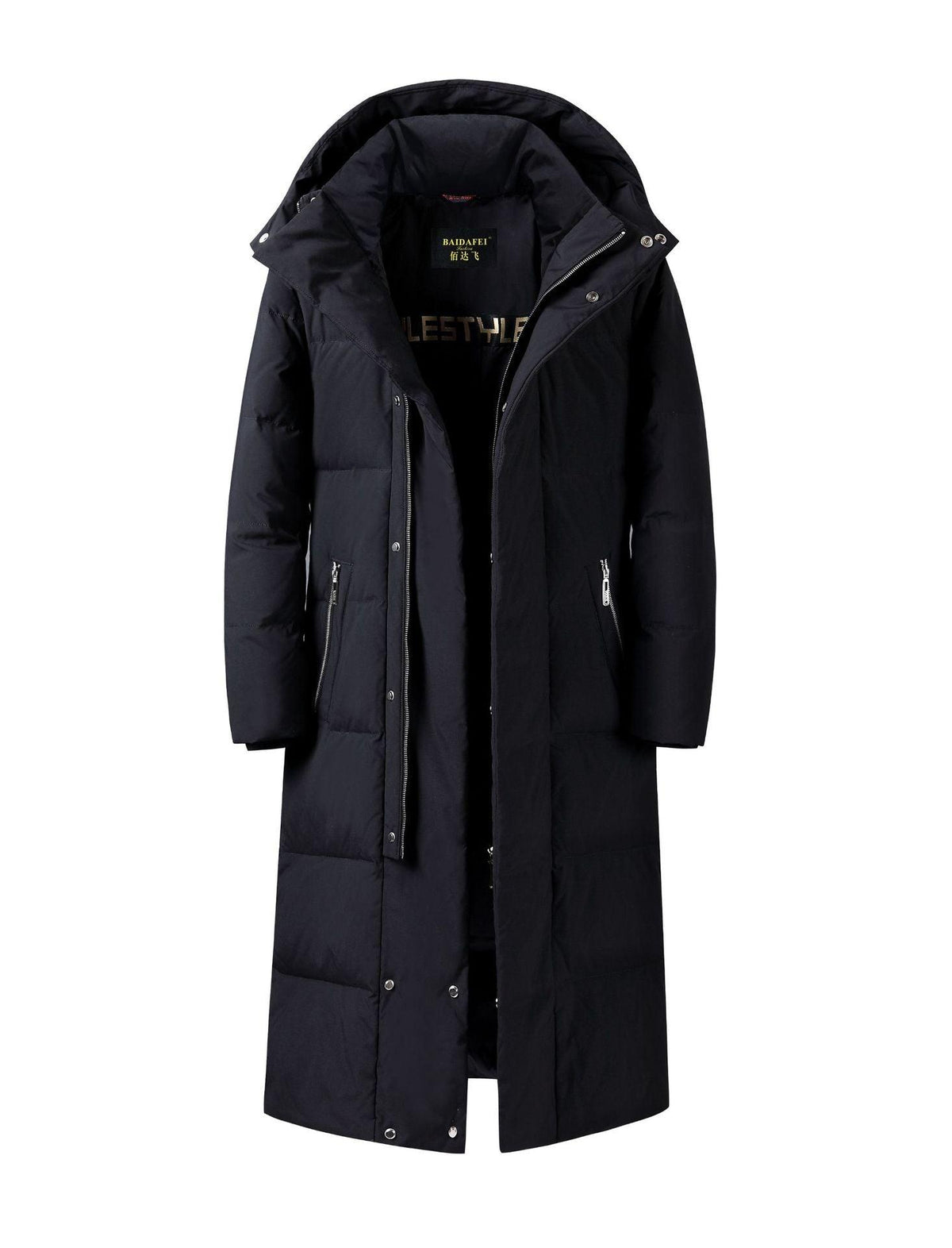 Down Jacket Men's Mid-length Couple Style - WOMONA.COM