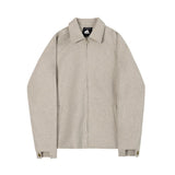 Men's Handsome Casual Woolen Short Jacket