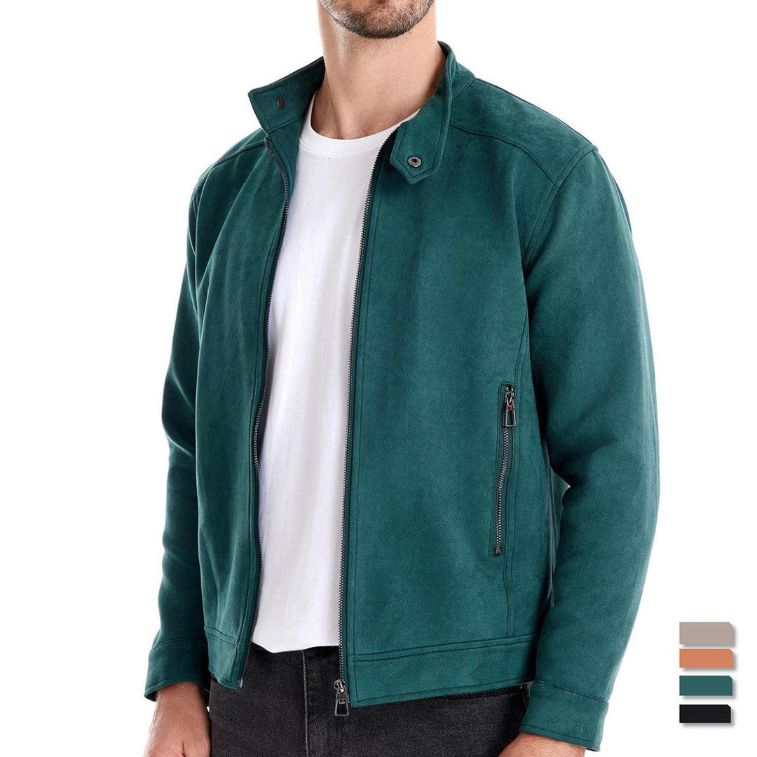 Men's Jacket Suede Workwear Men's Jacket - WOMONA.COM