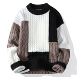 Men's Crew Neck Pullover Sweater - WOMONA.COM