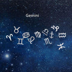 12 constellation simple wishing earrings - WOMONA.COM